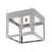 8'' W 2 - Bulb Outdoor Semi Flush Mount-61922165