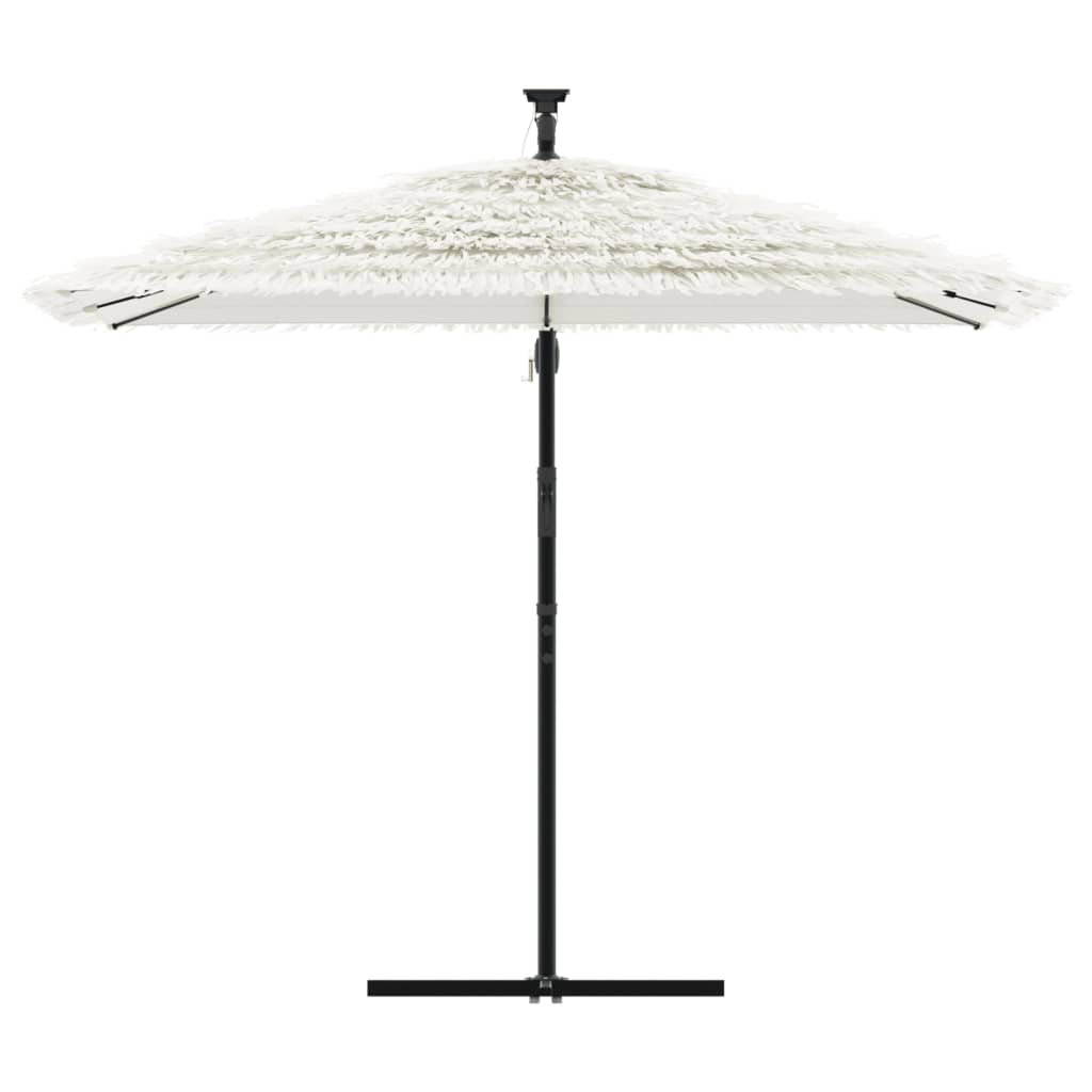 VIDAXL Garden Parasol Steel White 13.0kg - Image 4