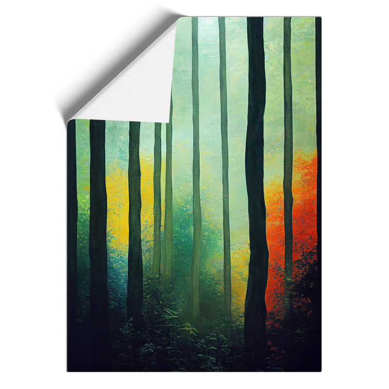 Breathtaking Forest - Wall Art, Paper, 42cm H x 29.7cm W, No Matte