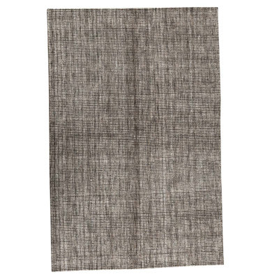 Tapis gris / ivoire noué à la main de qualité unique en son genre