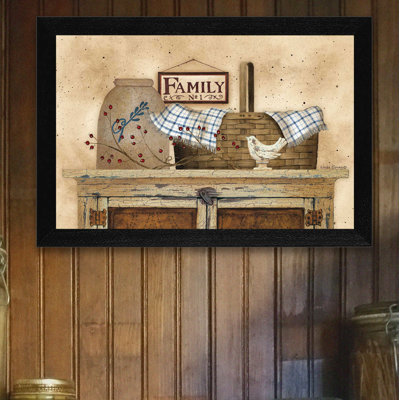 «», reproduction d’impression encadrée Family Still Life