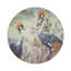 Crested Crane Pebble 16" Vinyl Placemat-50817885