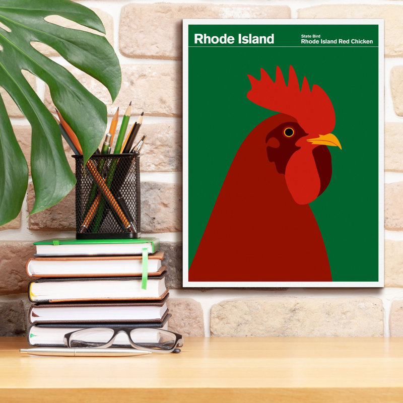 «State Posters 17» sur toile par Print Collection, H 16 po x l 12 po x P 0,75 po