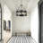 4 - Light 17.71-inch Dimmable Farmhouse Drum Chandelier Modern Industrial Metal Cage Pendant Lighting for Dining Room Bedroom Living Room Chandelier-153769766