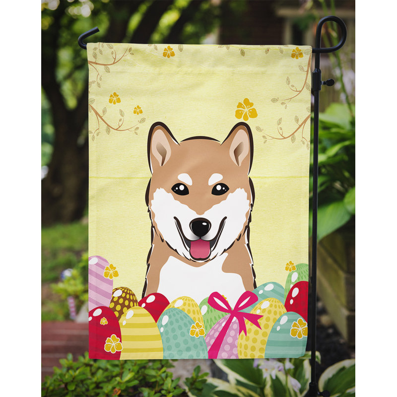 Drapeau de jardin Eron, Shiba Inu