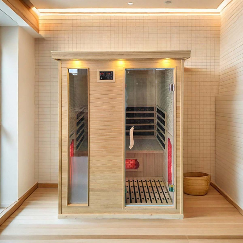 Trois personnes utilisent le sauna infrarouge FAR de Hart