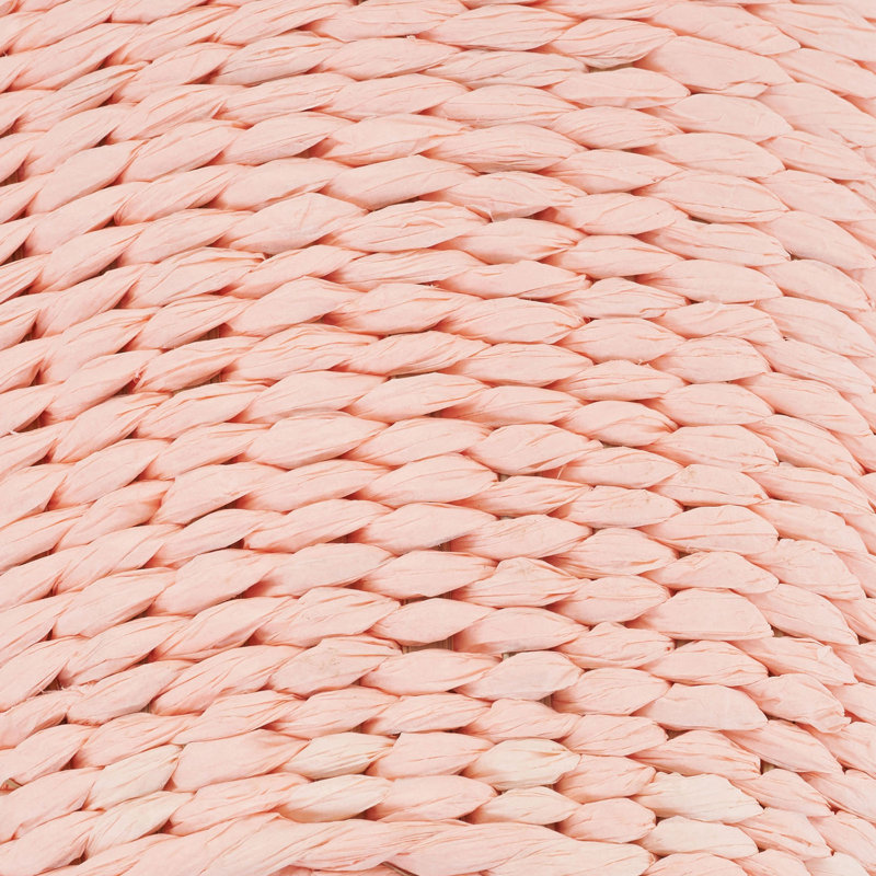 Panier à déchets en osier Bimal, Rose, 1 (gallons)