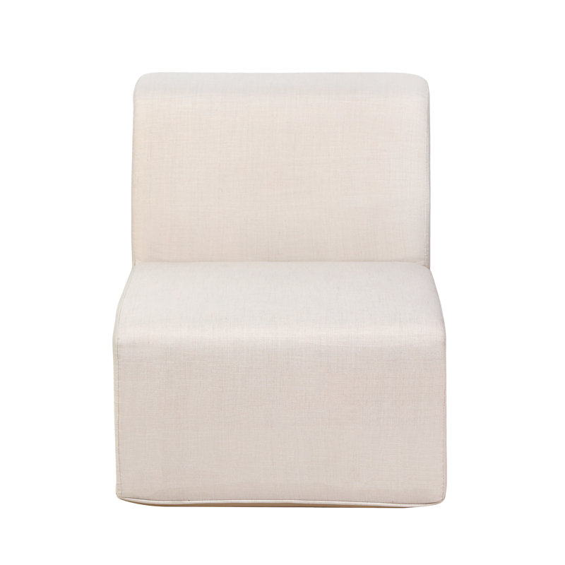 Fauteuil modulaire sans accoudoirs Deko Living, Polyester beige