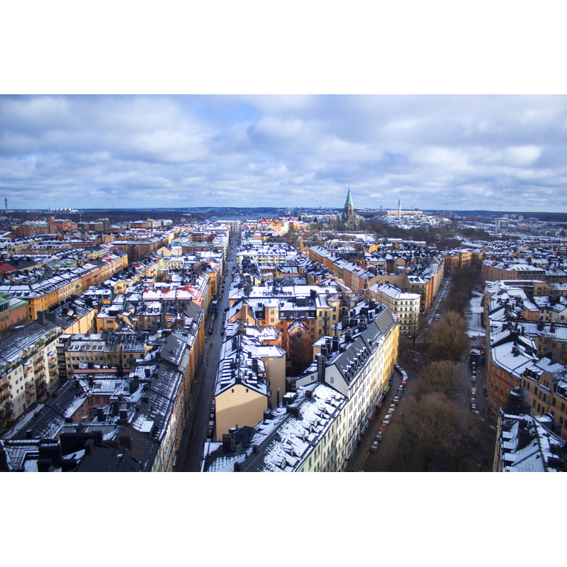 View Of Stockholm - Wrapped Canvas Print, 30cm H x 46cm W x 3.8cm D