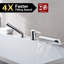 Robinet de baignoire de salle de bain en or brossé avec douchette à jet haut débit Sumerain, robinet de baignoire de style moderne avec douche à main, 3 trous-114830527