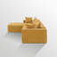Canapé modulaire en L Chenille-680483150