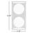 Davida Stainless Steel Wall Light