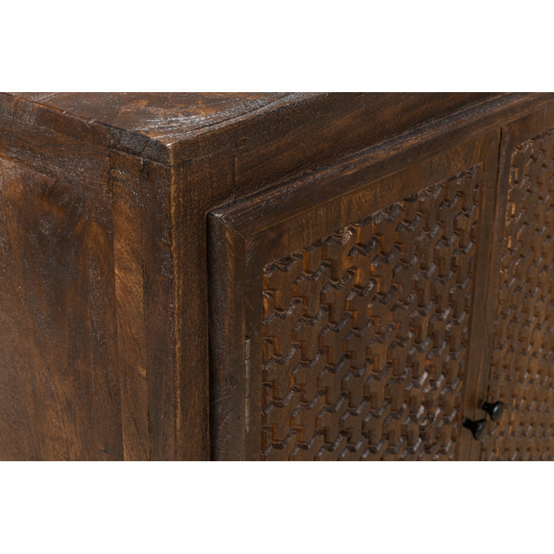 Battle Chainmail 64'' W Solid Wood Sideboard