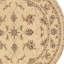High-Quality Hand-Knotted Ivory Area Rug