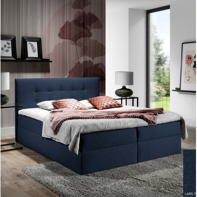 Boxspringbett Ahumada mit Topper und Stauraum