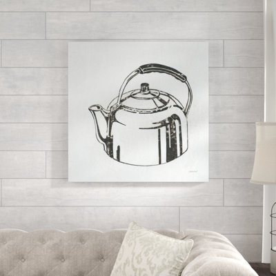 « Tea Kettle » par Kathrine Lovell-peinture sur toile