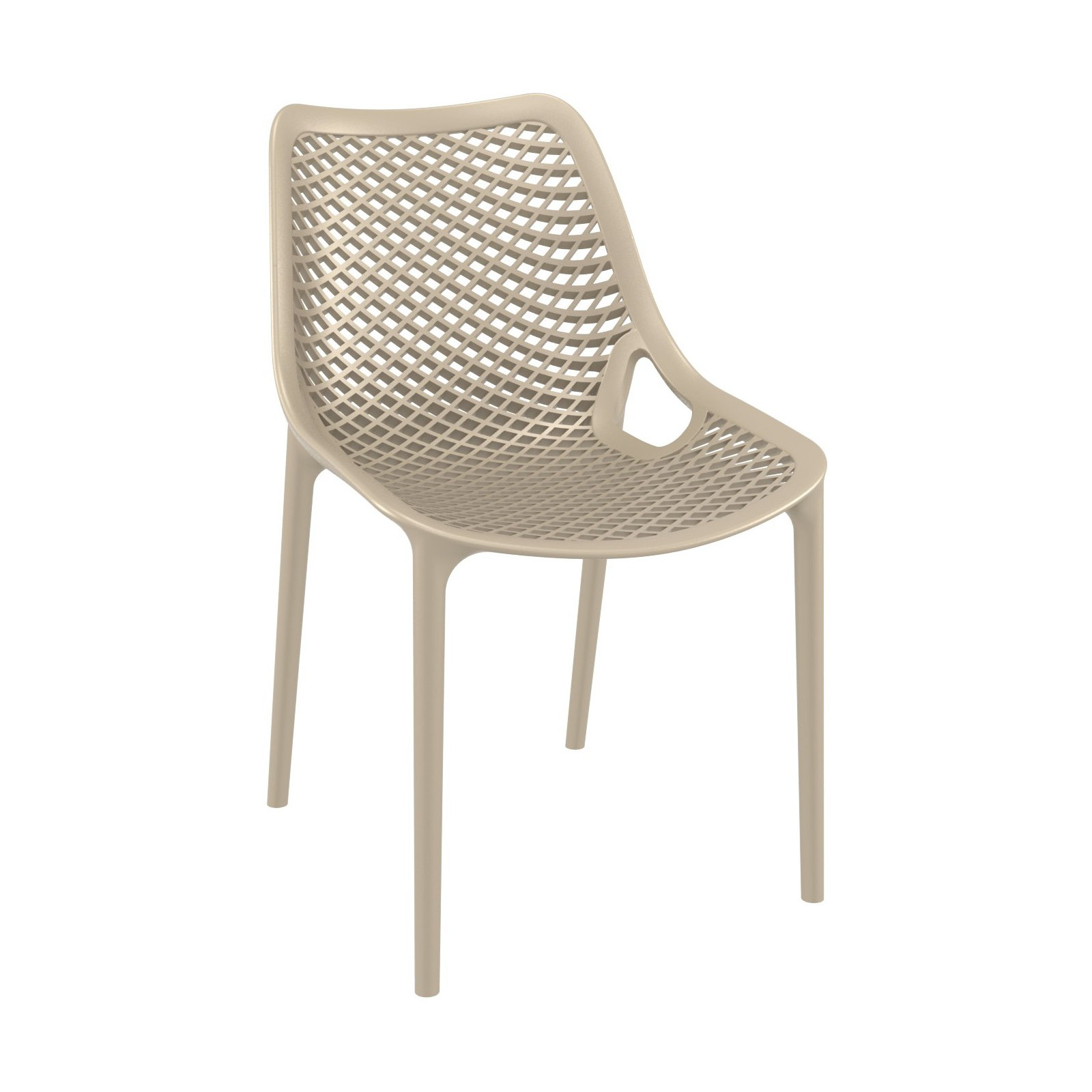 Farrah Patio 3 Piece Bistro Set, Taupe