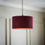Blended Fabric Drum Lamp Shade ( Slip-On )-915954055-915954054