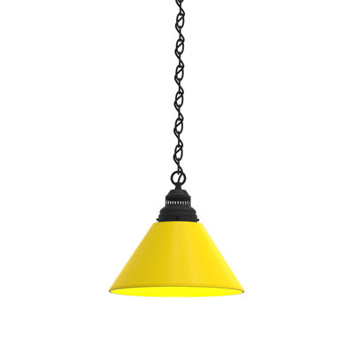 Luminaire suspendu conique 1 lumière
