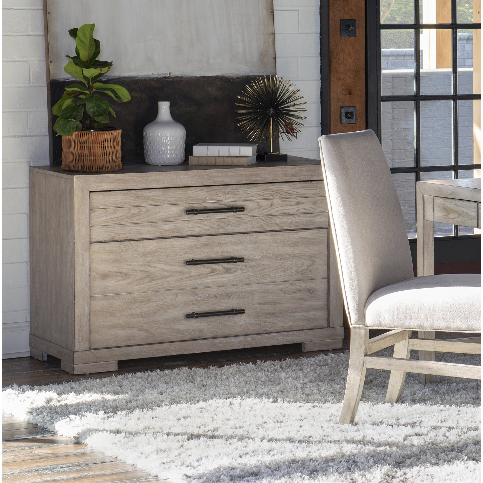 Pewter, Weathered Oak