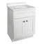 Meuble-lavabo de 24 pouces Brookings, prêt à assembler, en bois massif, Sherwin Williams - Design House, 587063-50017173