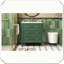 Meuble-lavabo simple autoportant en bois massif avec tiroirs en céramique-387640635