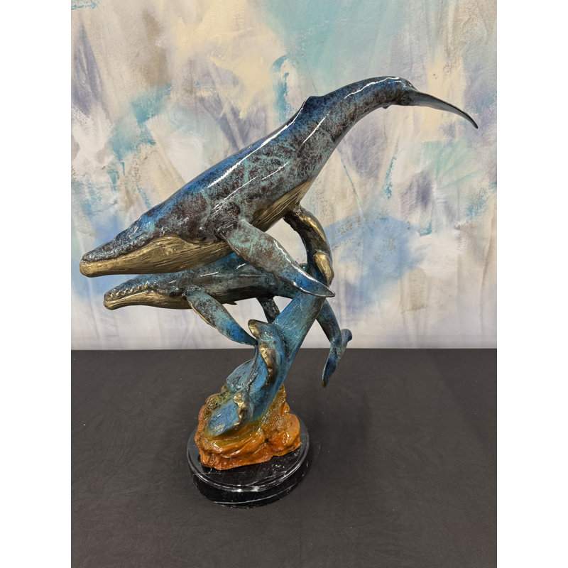Sculpture en bronze coulé « Voyageons ensemble »