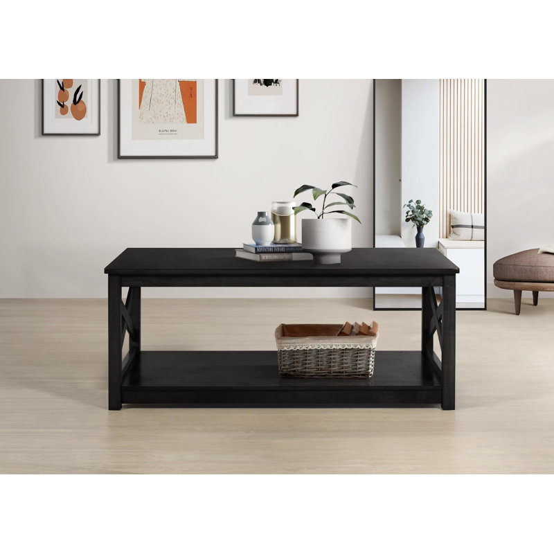 Alessandro Living Room Table Set, Black