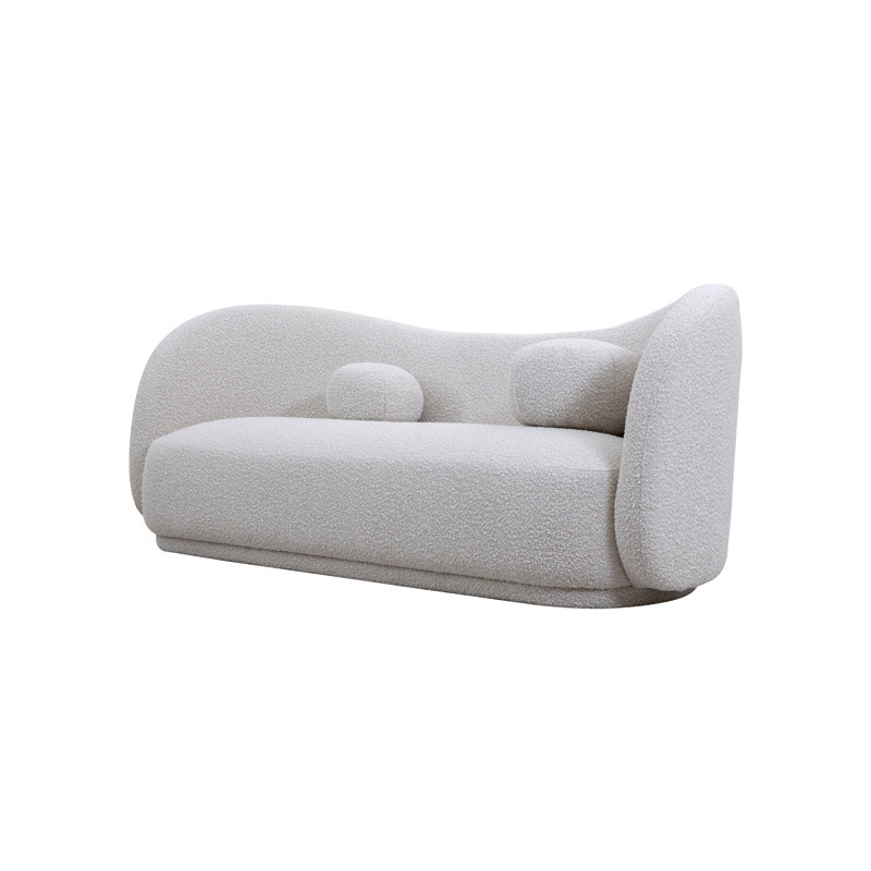 Canapé-lit Herley, Lin de coton beige