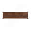 Console 47 x 14 x 30 po en bois brun rustique avec pieds en spirale tournés et tablette inférieure