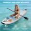 Inflatable Stand Up Paddle Board 335 x 86 x 15 cm, 200kg Capacity SUP with Carry Bag, Pump, Camera Mount & Full Accessories for Youth & Adults
