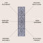 Tapis bleu marine / gris / noir Haruyoshi Chenille Cottage Medallion-92296581