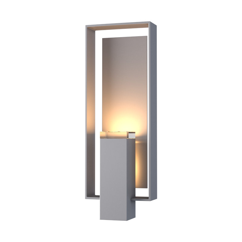 Shadow Box Aluminum Wall Light, Natural Iron, Slate, Yes