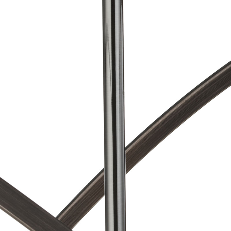 Pauling 6 - Light Candle Style Chandelier, Pewter