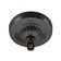 Aspen Creative 21516-21 Canopy Kit, 4-3/4"D with Collar Loop, 1" Centre Hole, Antique Brass