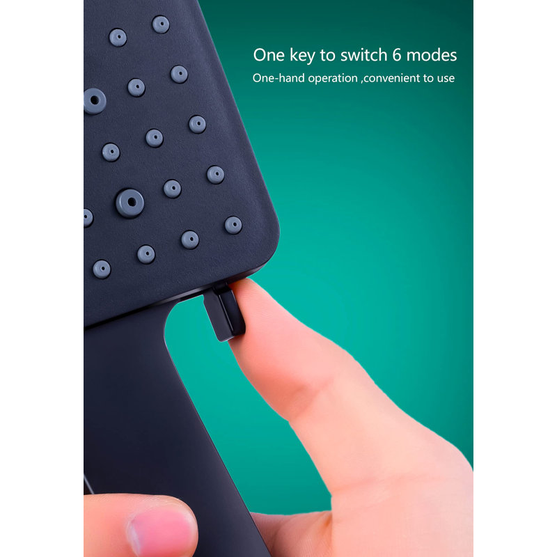 Armond Handheld Shower Head, ‎Black