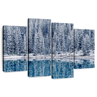 Alvord Moraine Lake Winter Reflection