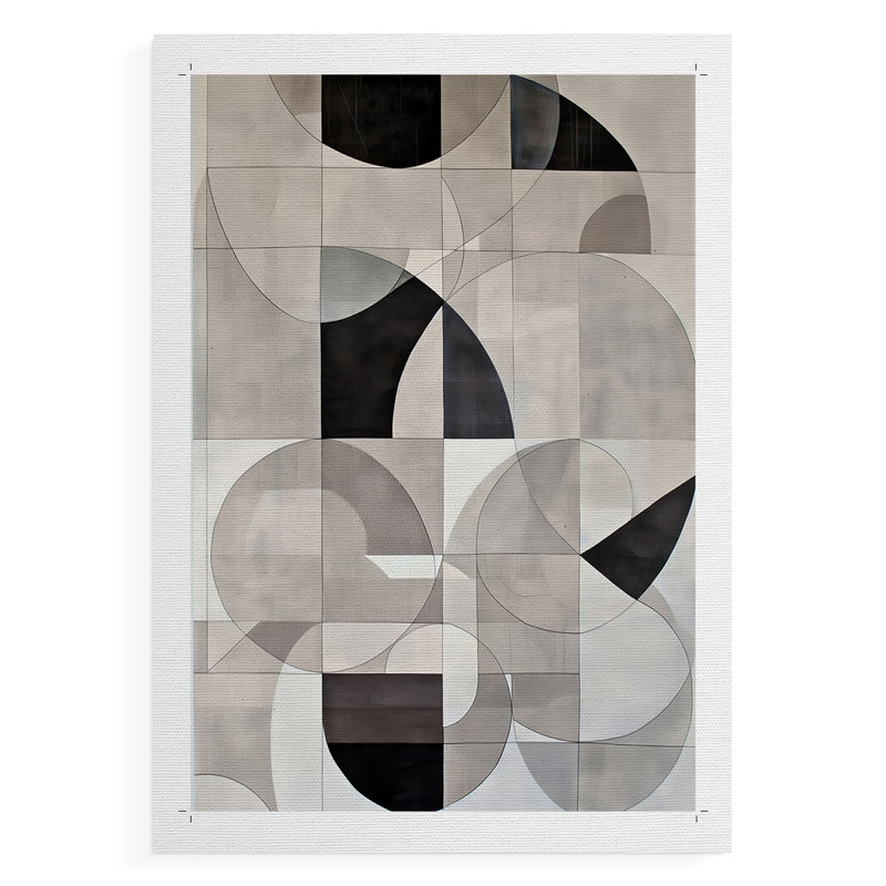 Série ABSTRACT XLIV - Impression sur toile seulement - NON CADRE, H 18 po x l 12 po