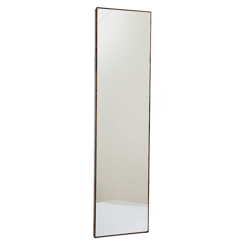 Claudia Wood Flat Wall Mirror
