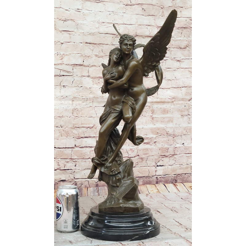 Sculpture d'Après Henri Godet, Cupidon et Psyché