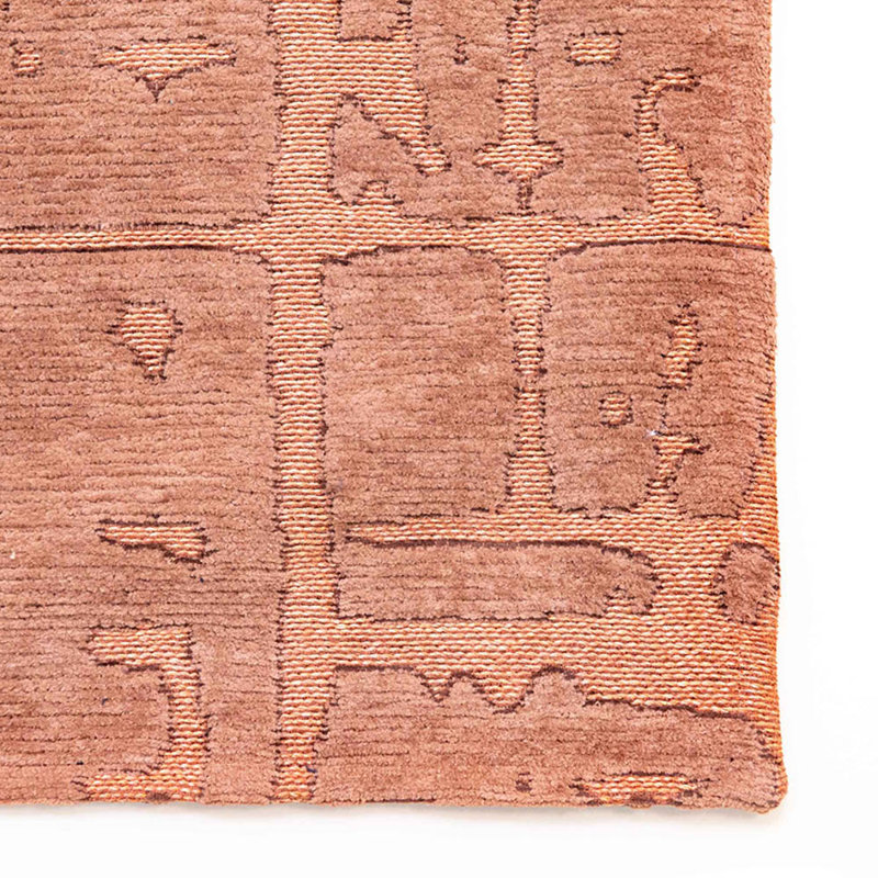 Za Copper Jacquard Recycled P.E.T Rug, Rectangle 235 x 340 cm