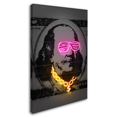 'Franklin' Graphic Art Print on Wrapped Canvas