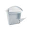 Classic 2 Wall Mounted Galvanised Steel Lockable Weatherproof Post Box - 36x38x13cm-64111923