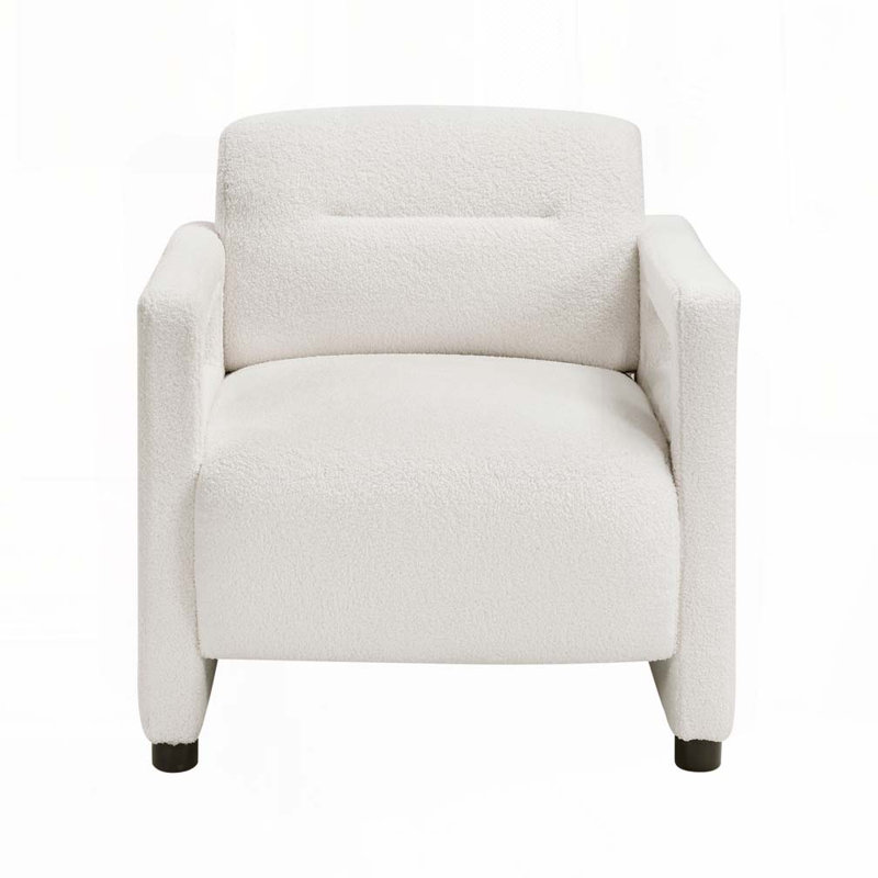 Fauteuil d'appoint Boucle Upholstery, Beige