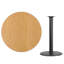 Plateau de table rond en stratifié de 24 po avec base de bar ronde de 18 po Jamey-1870724600-1870724551-1867976236