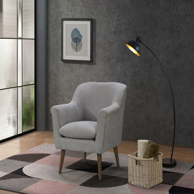 Fauteuil surdimensionné en tissu 31 po