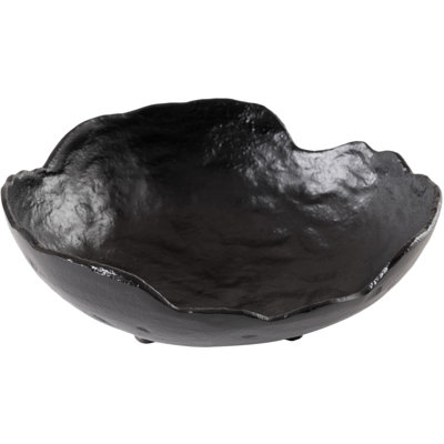 Bol en aluminium noir Calyx