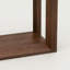 Console rectangulaire de 60 po en placage de bois massif, table de canapé large, table de canapé derrière avec amplement de rangement pour le vestibule et le salon, brun foncé-1921534036
