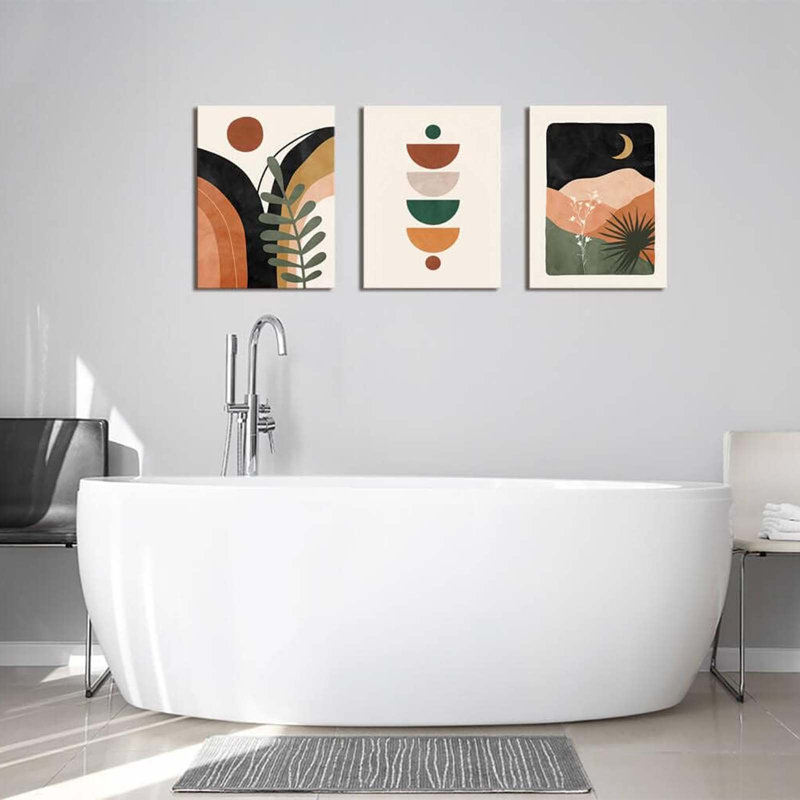 3 Piece Wrapped Canvas Wall Art