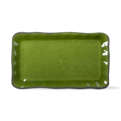 Veranda Melamine Rect Platter Green